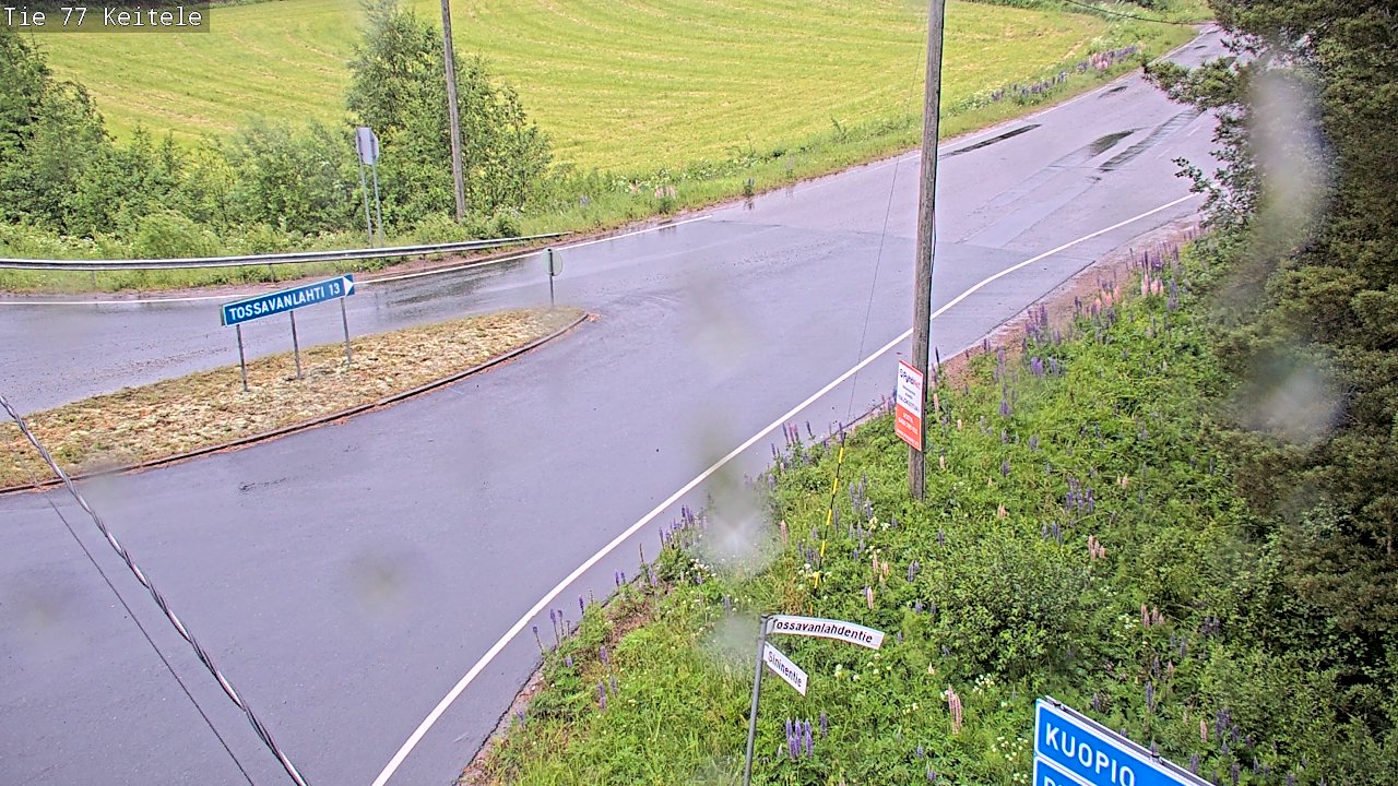 Weather Camera Image Road 77 Keitele, Keitele, Pohjois-Savo