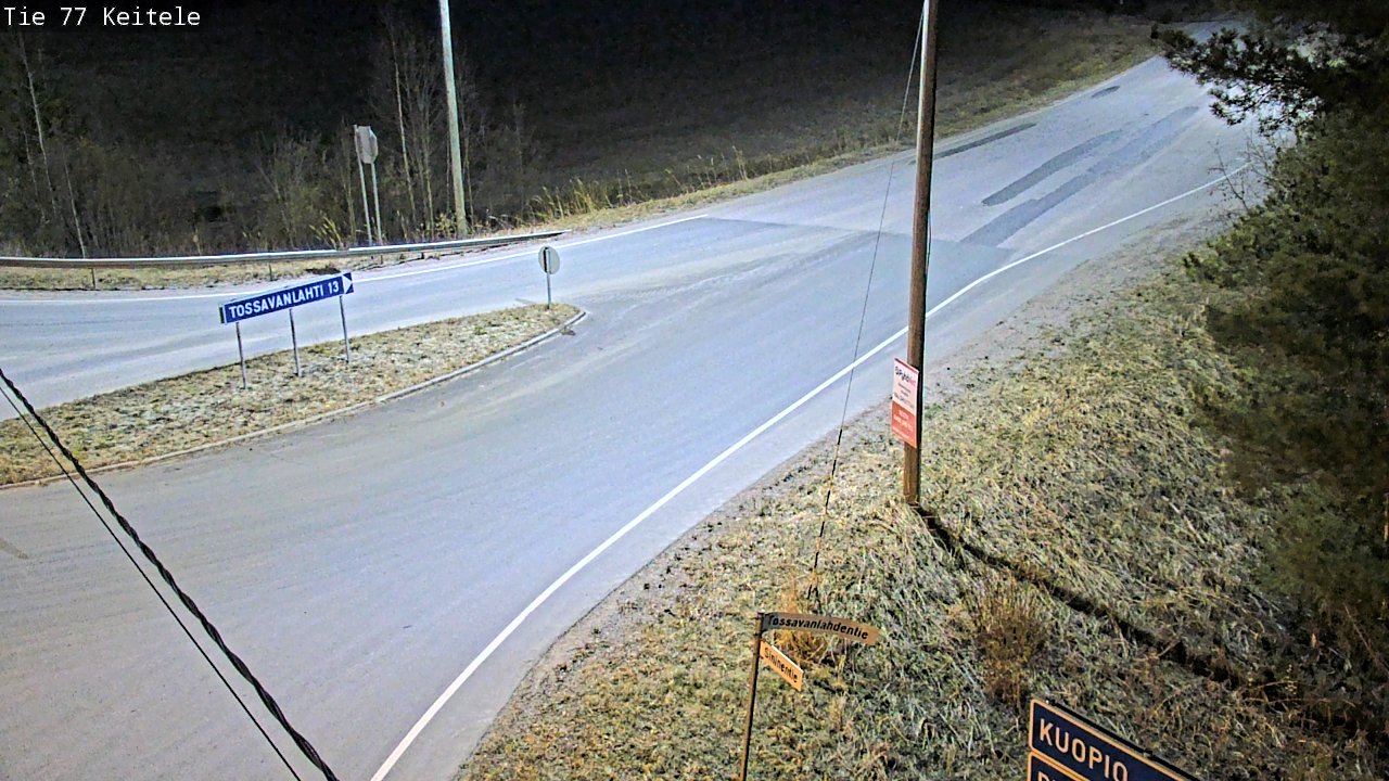 Weather Camera Image Road 77 Keitele, Keitele, Pohjois-Savo