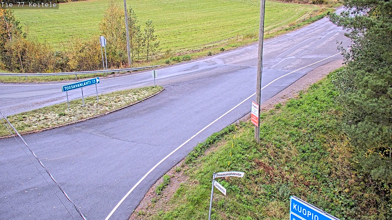 Weather Camera Image Road 77 Keitele, Keitele, Pohjois-Savo