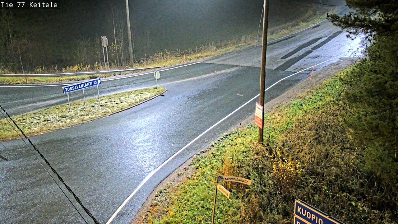 Weather Camera Image Road 77 Keitele, Keitele, Pohjois-Savo