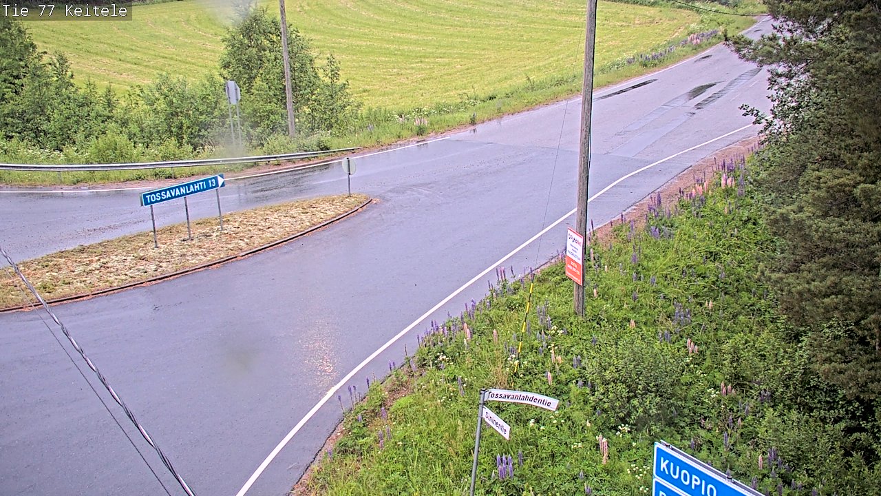 Weather Camera Image Road 77 Keitele, Keitele, Pohjois-Savo