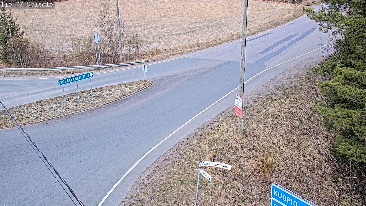 Weather Camera Image Väg 77 Keitele, Keitele, Pohjois-Savo