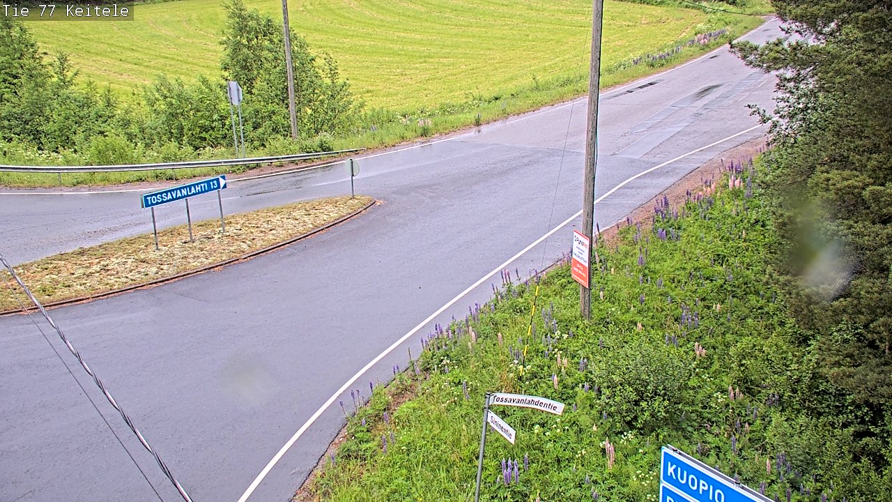 Weather Camera Image Road 77 Keitele, Keitele, Pohjois-Savo