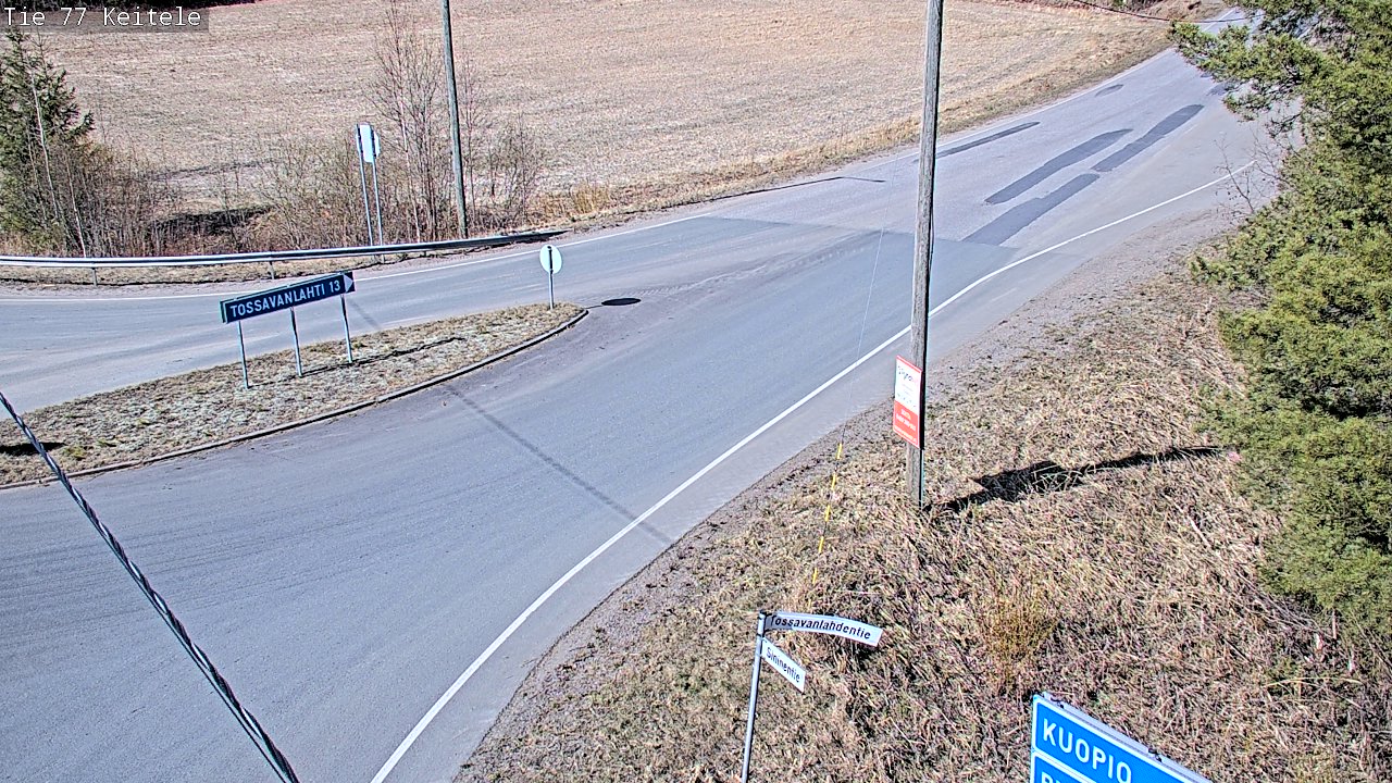 Weather Camera Image Road 77 Keitele, Keitele, Pohjois-Savo
