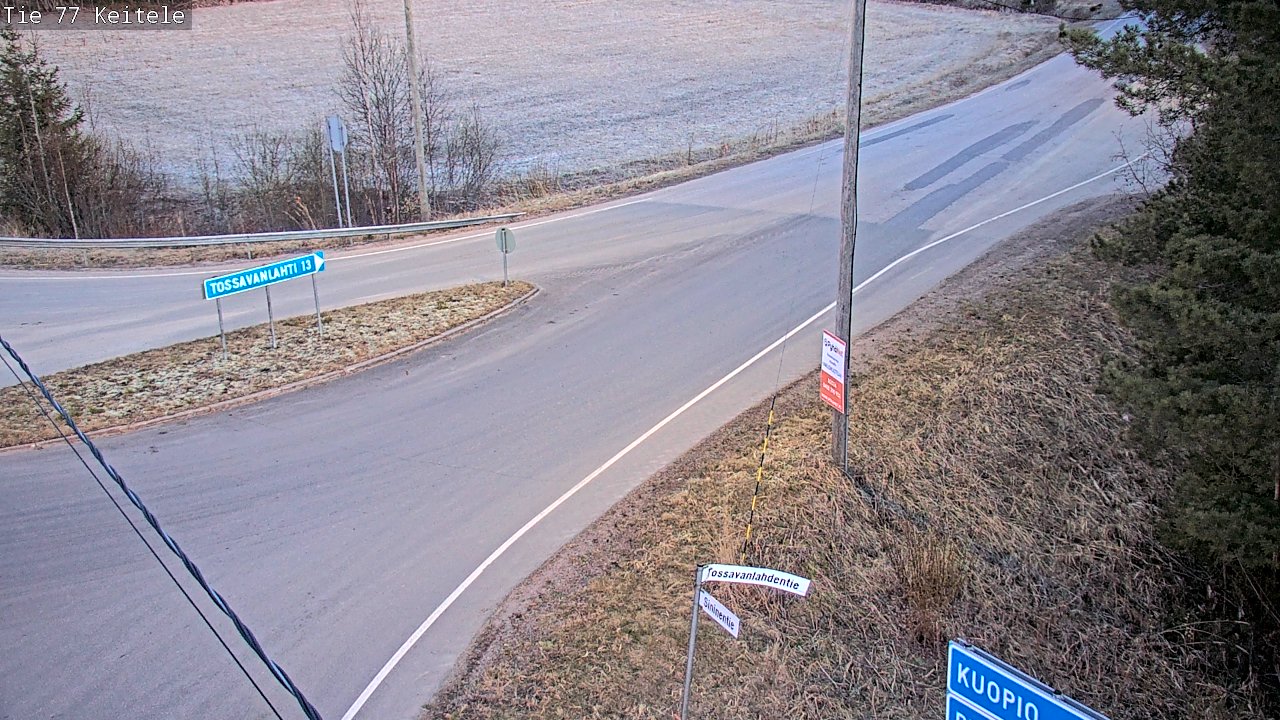 Weather Camera Image Road 77 Keitele, Keitele, Pohjois-Savo