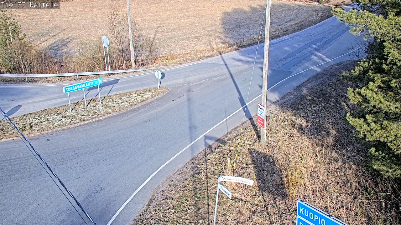 Weather Camera Image Road 77 Keitele, Keitele, Pohjois-Savo