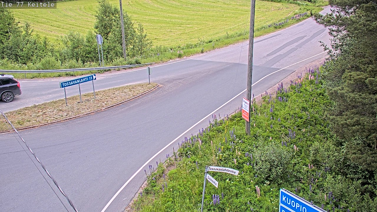 Weather Camera Image Road 77 Keitele, Keitele, Pohjois-Savo