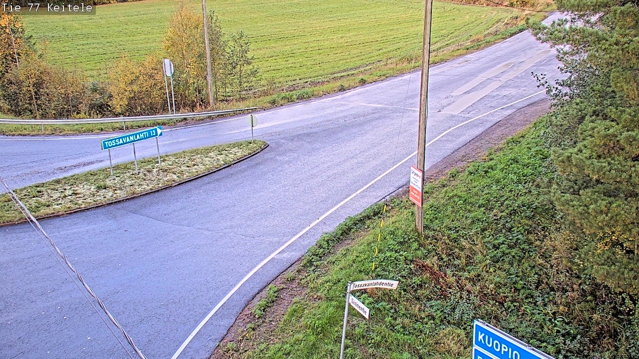 Weather Camera Image Road 77 Keitele, Keitele, Pohjois-Savo