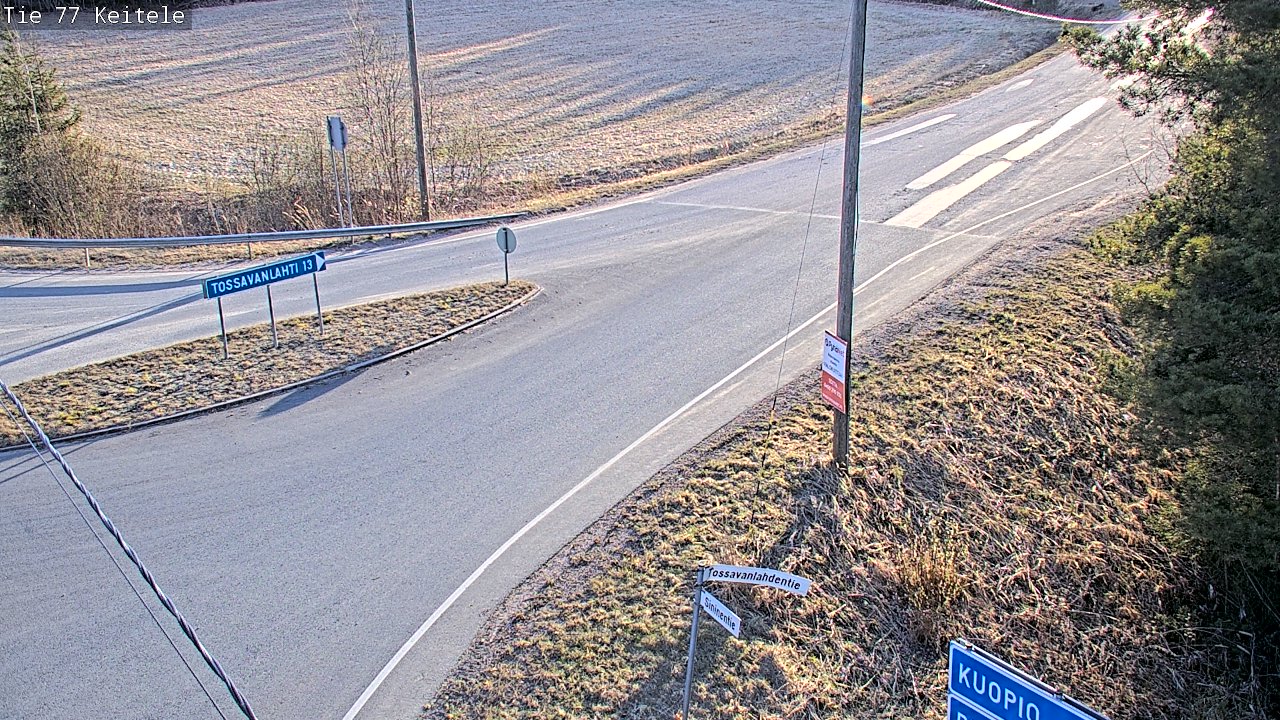 Weather Camera Image Road 77 Keitele, Keitele, Pohjois-Savo