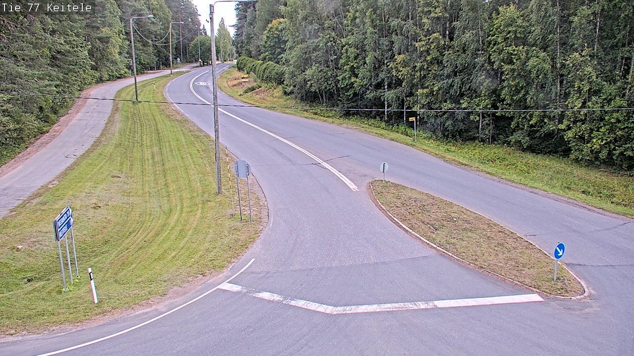 Weather Camera Image Väg 77 Keitele, Keitele, Pohjois-Savo