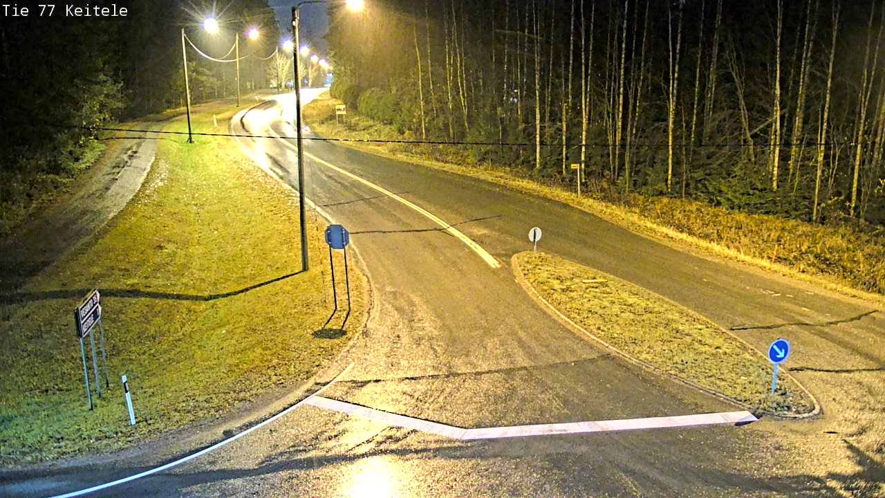 Weather Camera Image Väg 77 Keitele, Keitele, Pohjois-Savo