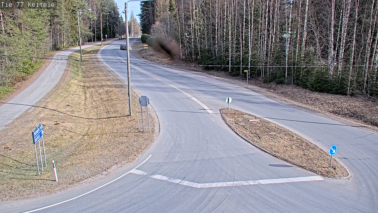 Weather Camera Image Road 77 Keitele, Keitele, Pohjois-Savo