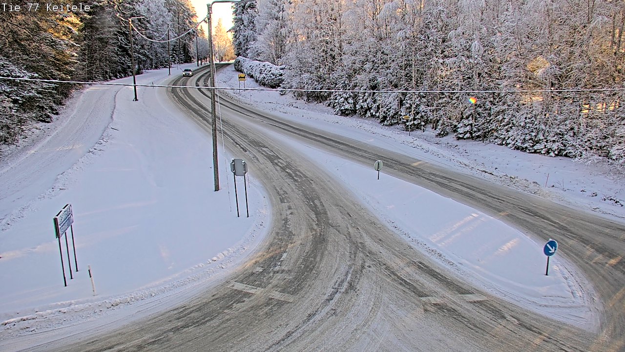 Weather Camera Image Väg 77 Keitele, Keitele, Pohjois-Savo