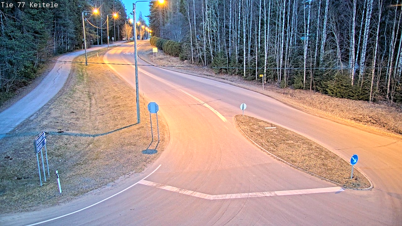 Weather Camera Image Road 77 Keitele, Keitele, Pohjois-Savo