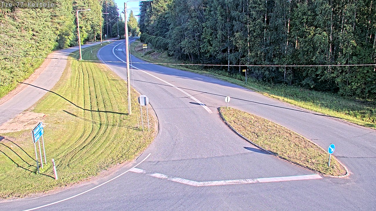 Weather Camera Image Väg 77 Keitele, Keitele, Pohjois-Savo