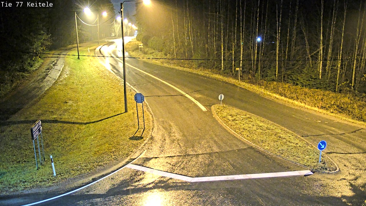 Weather Camera Image Väg 77 Keitele, Keitele, Pohjois-Savo