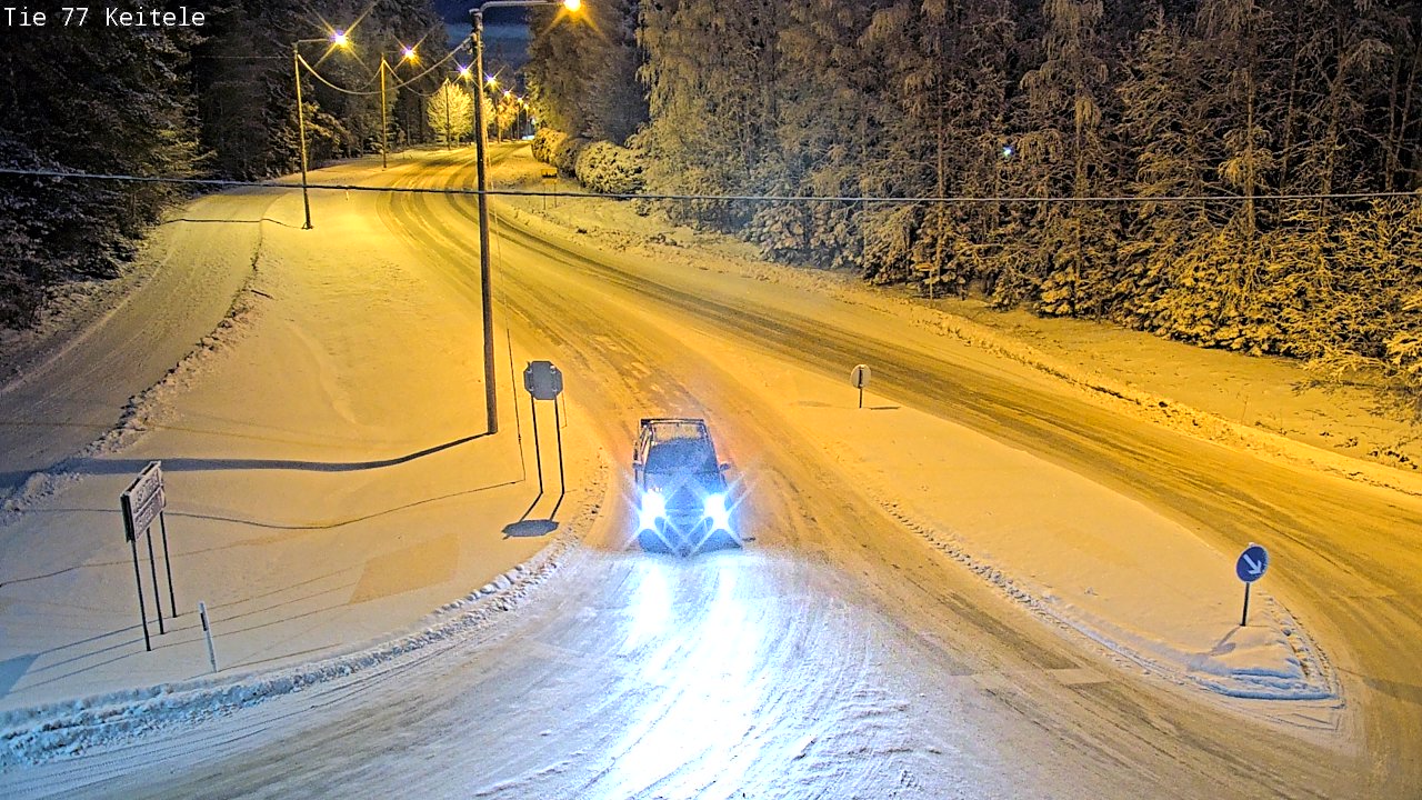 Weather Camera Image Väg 77 Keitele, Keitele, Pohjois-Savo