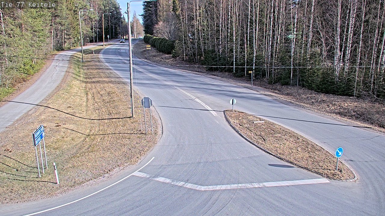 Weather Camera Image Road 77 Keitele, Keitele, Pohjois-Savo