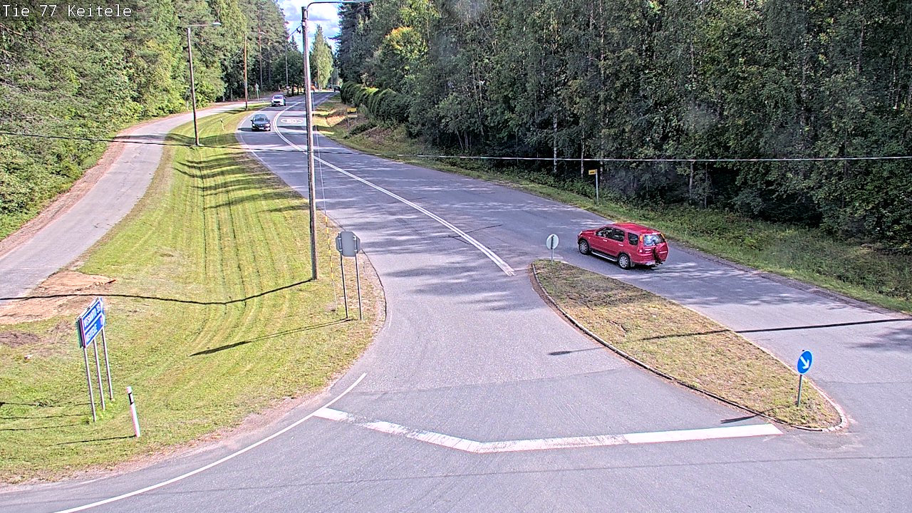 Weather Camera Image Väg 77 Keitele, Keitele, Pohjois-Savo