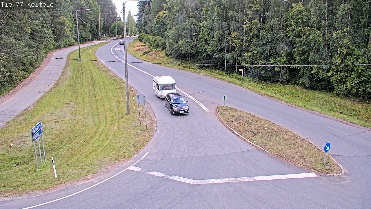 Weather Camera Image Väg 77 Keitele, Keitele, Pohjois-Savo