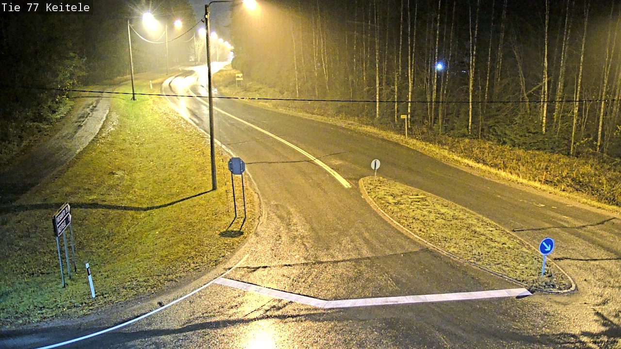 Weather Camera Image Väg 77 Keitele, Keitele, Pohjois-Savo