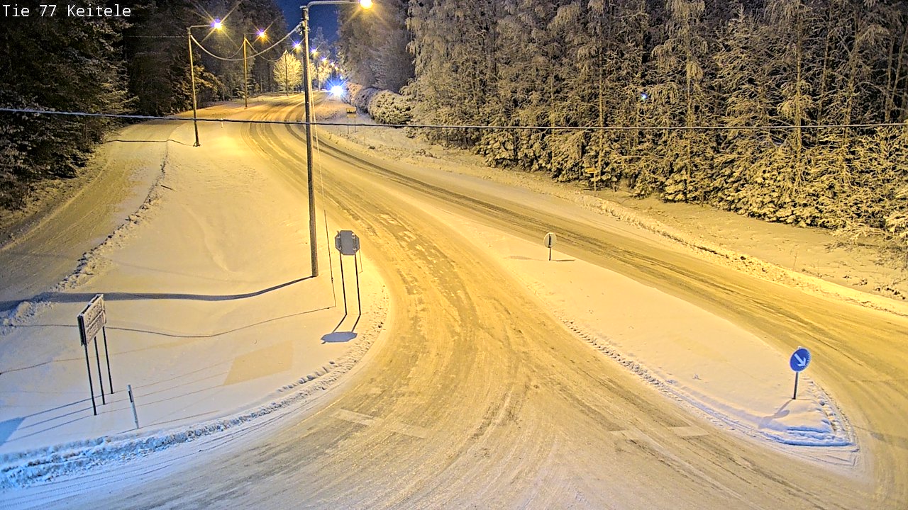 Weather Camera Image Väg 77 Keitele, Keitele, Pohjois-Savo