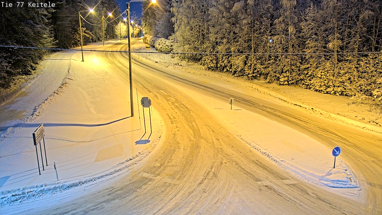 Weather Camera Image Väg 77 Keitele, Keitele, Pohjois-Savo