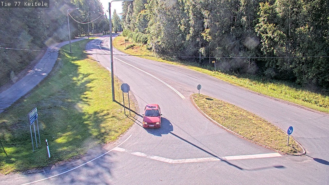 Weather Camera Image Väg 77 Keitele, Keitele, Pohjois-Savo