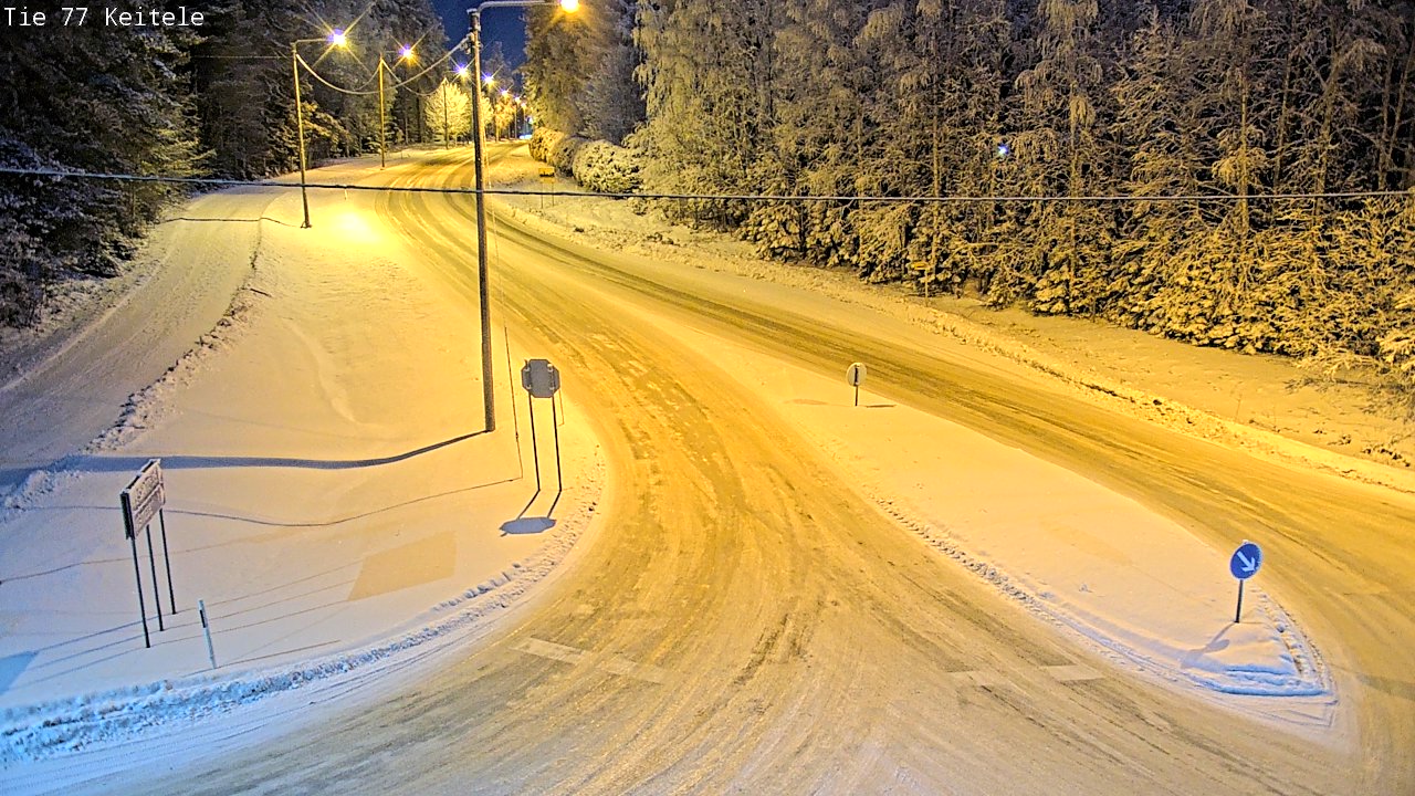 Weather Camera Image Väg 77 Keitele, Keitele, Pohjois-Savo