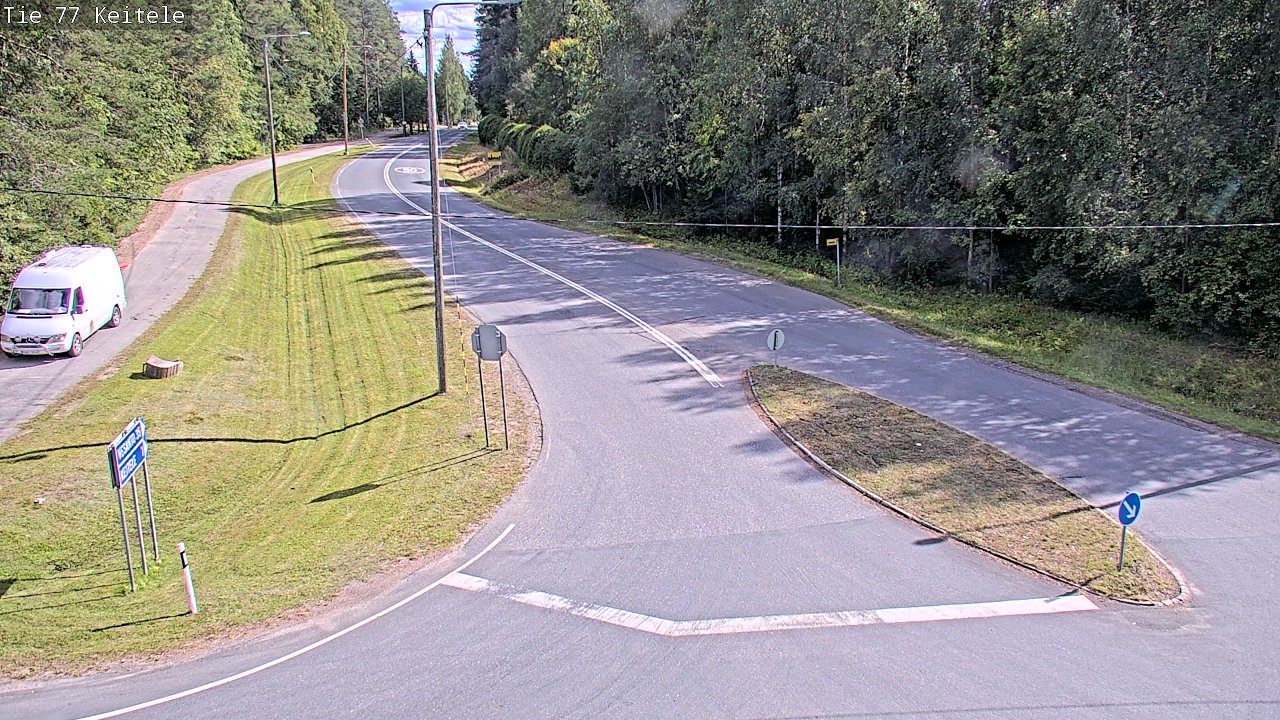 Weather Camera Image Väg 77 Keitele, Keitele, Pohjois-Savo