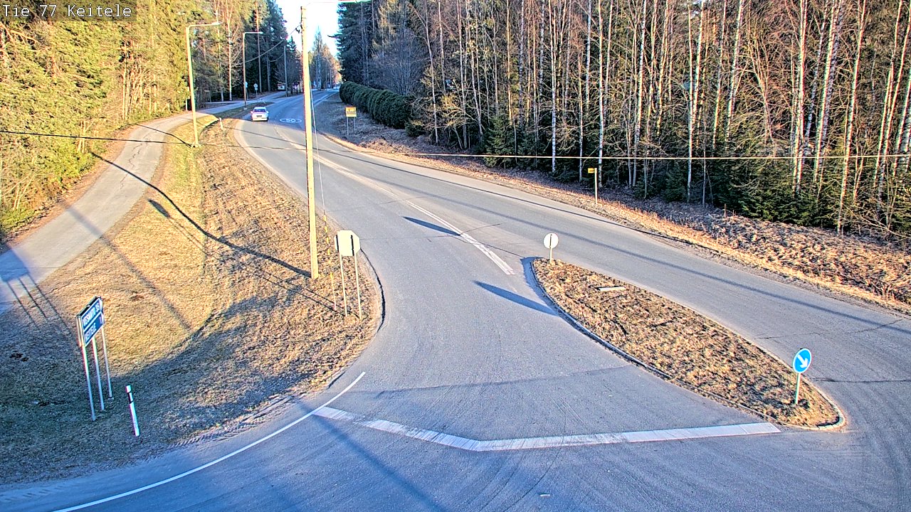 Weather Camera Image Road 77 Keitele, Keitele, Pohjois-Savo
