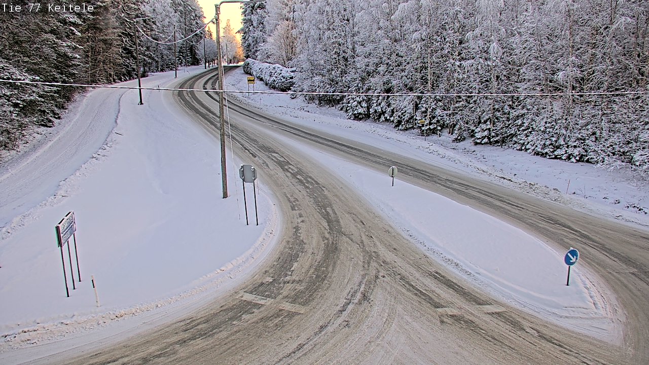 Weather Camera Image Väg 77 Keitele, Keitele, Pohjois-Savo