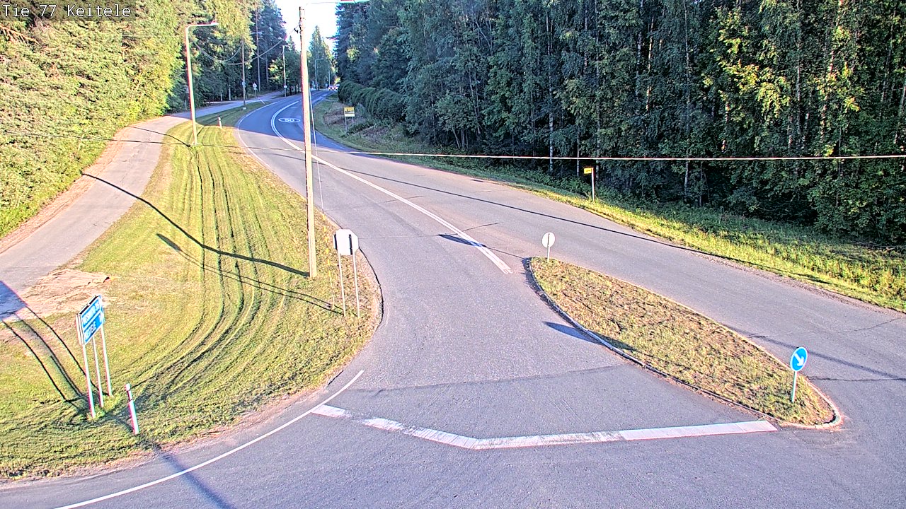 Weather Camera Image Väg 77 Keitele, Keitele, Pohjois-Savo