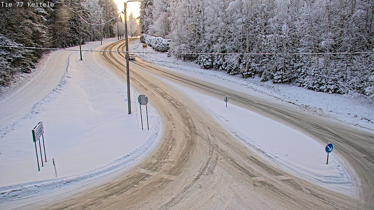 Weather Camera Image Väg 77 Keitele, Keitele, Pohjois-Savo
