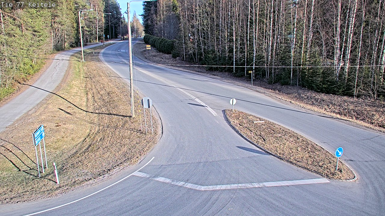Weather Camera Image Road 77 Keitele, Keitele, Pohjois-Savo