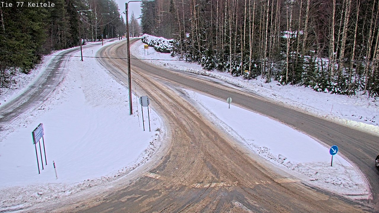 Weather Camera Image Road 77 Keitele, Keitele, Pohjois-Savo