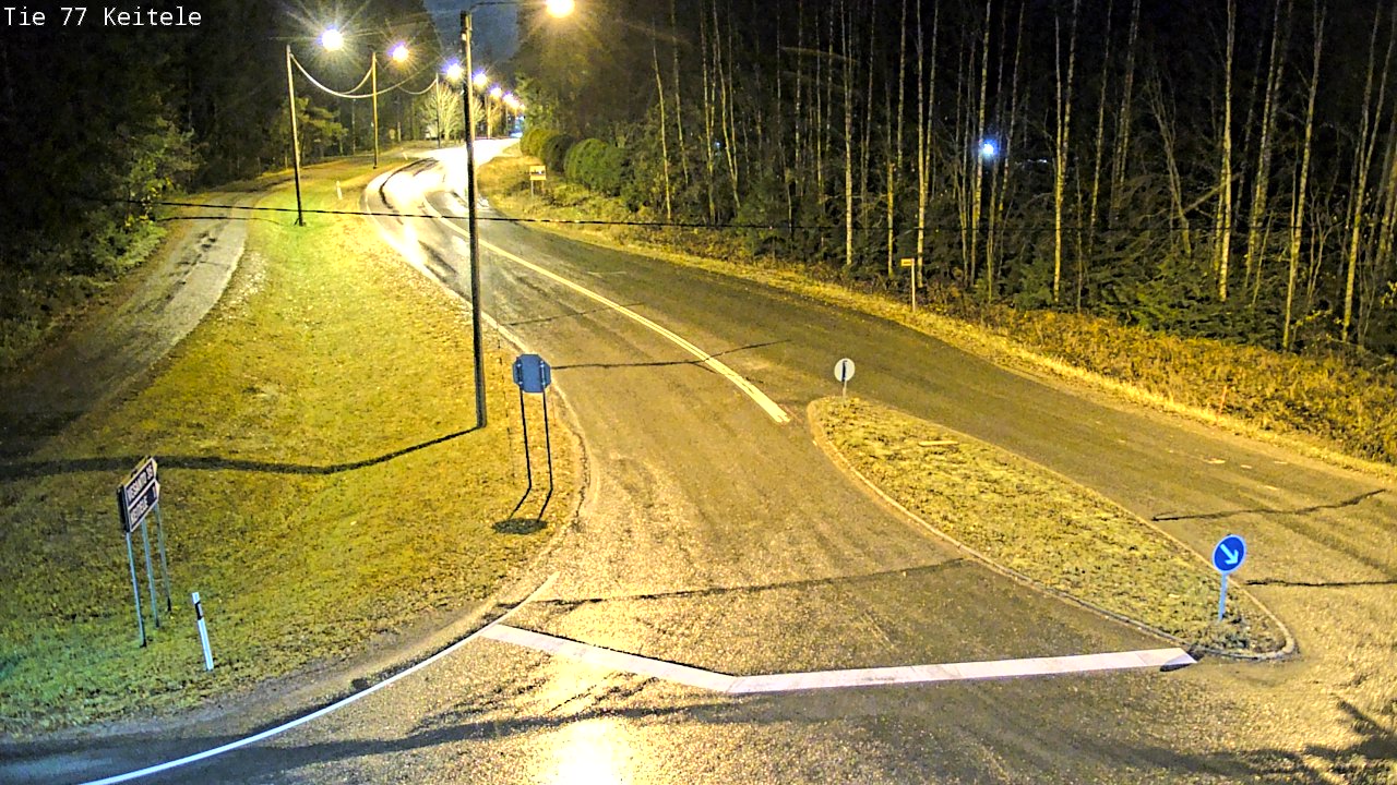 Weather Camera Image Väg 77 Keitele, Keitele, Pohjois-Savo