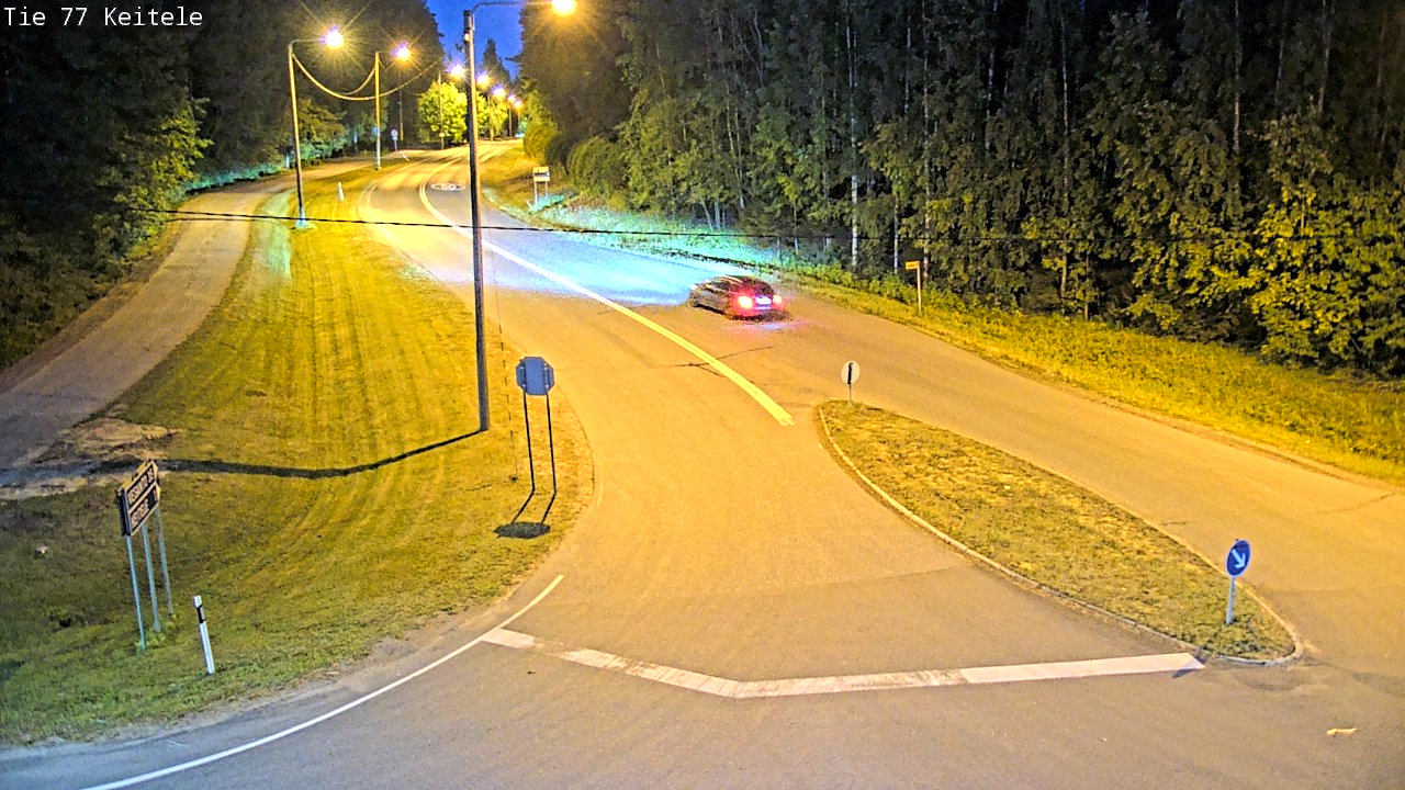 Weather Camera Image Väg 77 Keitele, Keitele, Pohjois-Savo