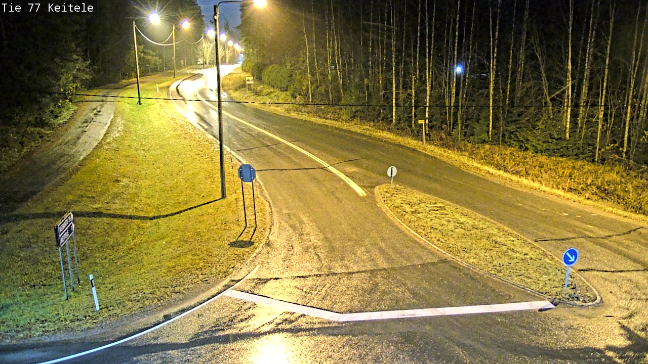Weather Camera Image Väg 77 Keitele, Keitele, Pohjois-Savo