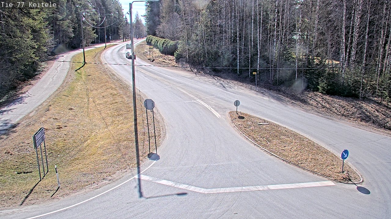 Weather Camera Image Road 77 Keitele, Keitele, Pohjois-Savo