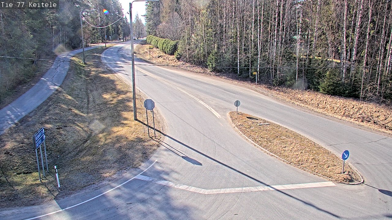 Weather Camera Image Road 77 Keitele, Keitele, Pohjois-Savo
