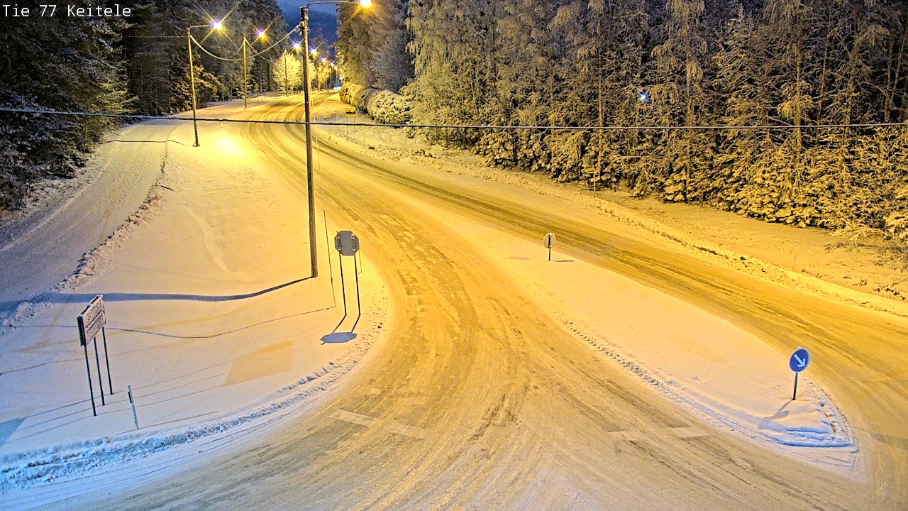 Weather Camera Image Väg 77 Keitele, Keitele, Pohjois-Savo