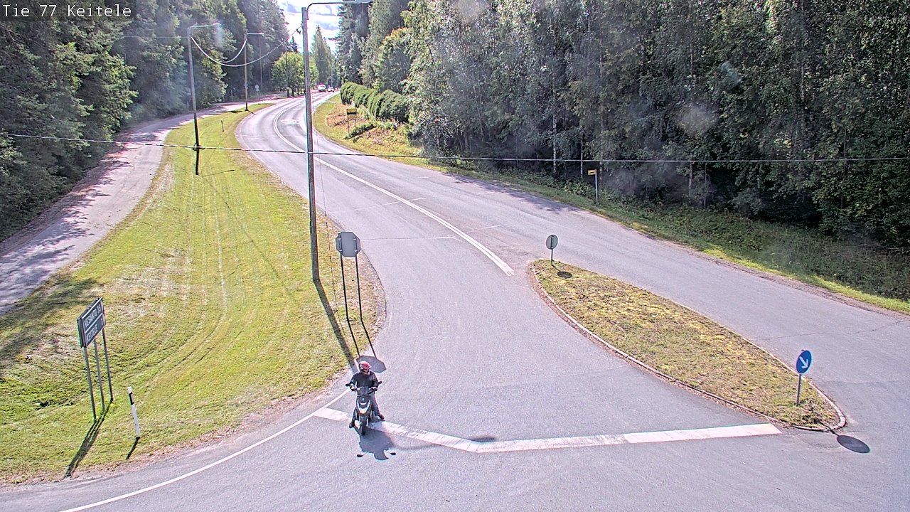 Weather Camera Image Väg 77 Keitele, Keitele, Pohjois-Savo