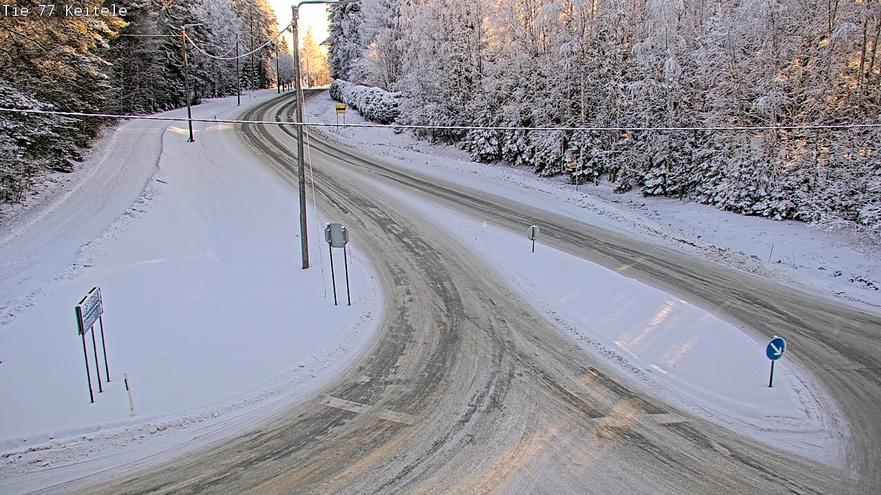 Weather Camera Image Väg 77 Keitele, Keitele, Pohjois-Savo