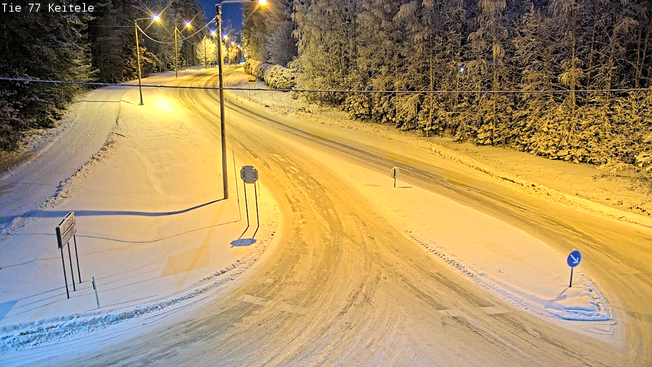 Weather Camera Image Väg 77 Keitele, Keitele, Pohjois-Savo