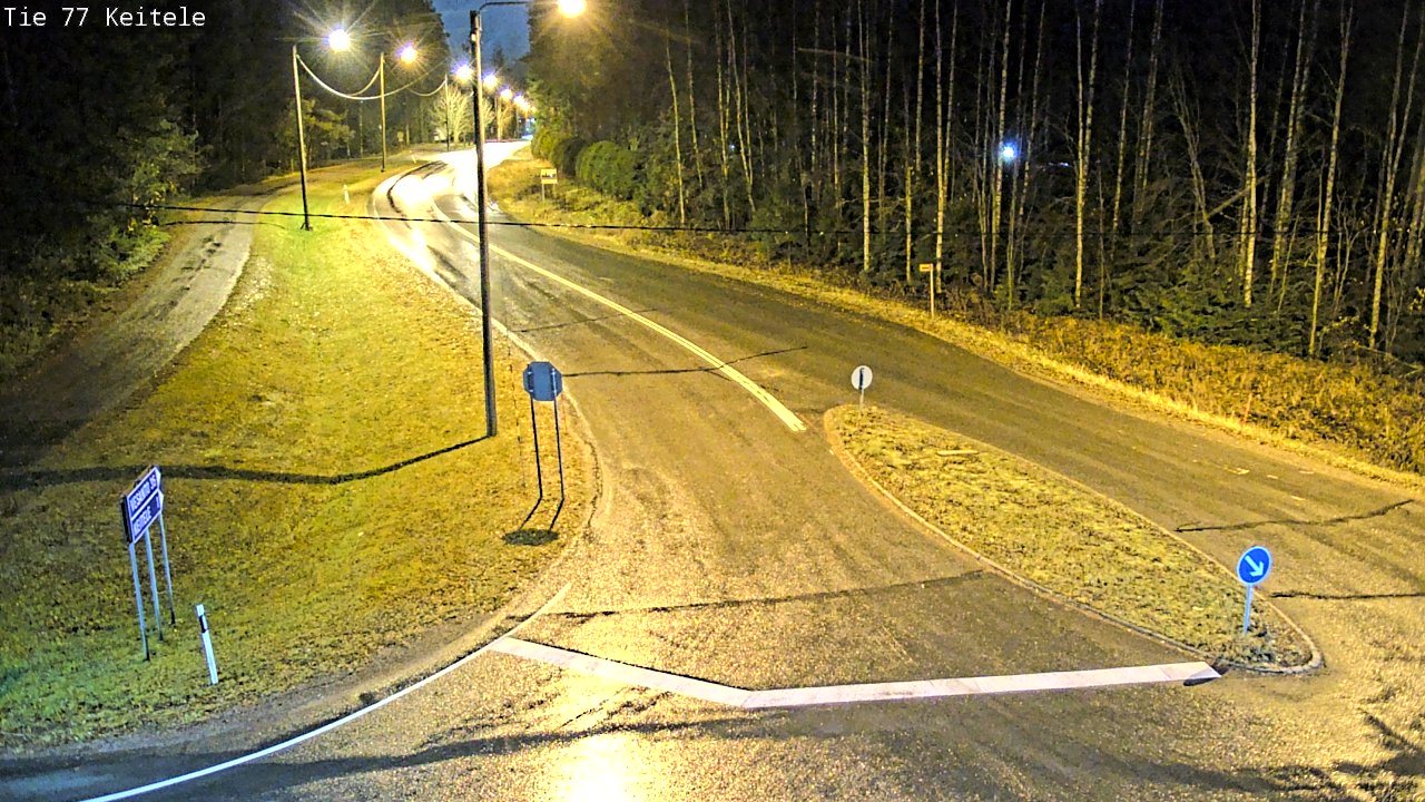 Weather Camera Image Road 77 Keitele, Keitele, Pohjois-Savo