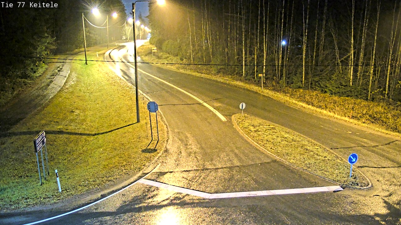 Weather Camera Image Väg 77 Keitele, Keitele, Pohjois-Savo