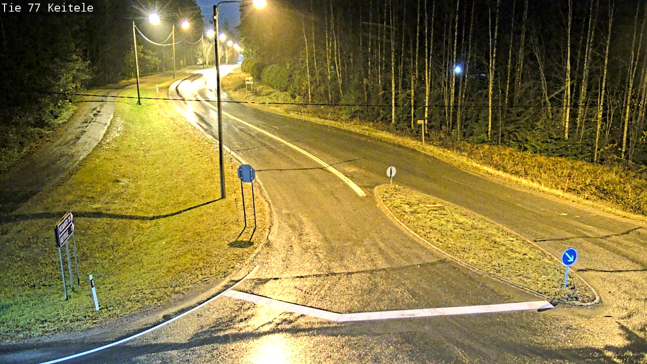 Weather Camera Image Väg 77 Keitele, Keitele, Pohjois-Savo