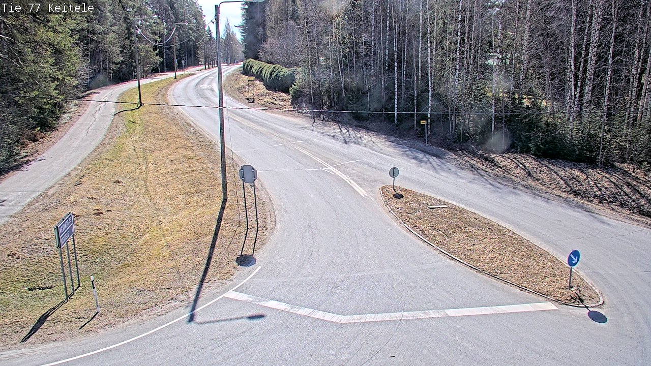 Weather Camera Image Road 77 Keitele, Keitele, Pohjois-Savo
