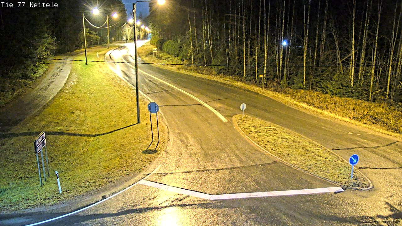 Weather Camera Image Väg 77 Keitele, Keitele, Pohjois-Savo